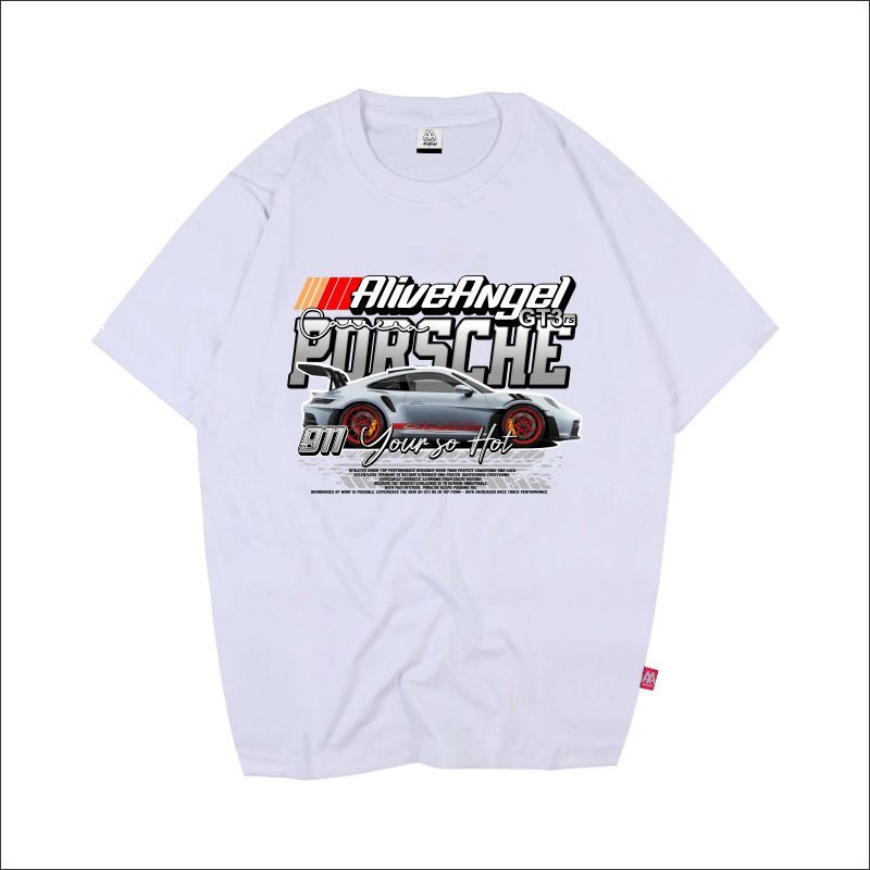 T-SHIRT PORSCHE / KAOS DISTRO UNISEX / KAOS DISTRO ORIGINAL / KAOS DISTRO ALIVE ANGEL / NASCAR
