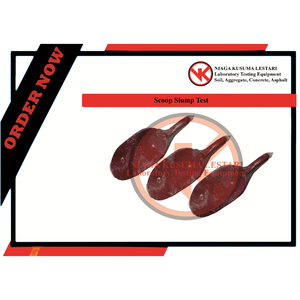 scoop slump test sendok slump test beton