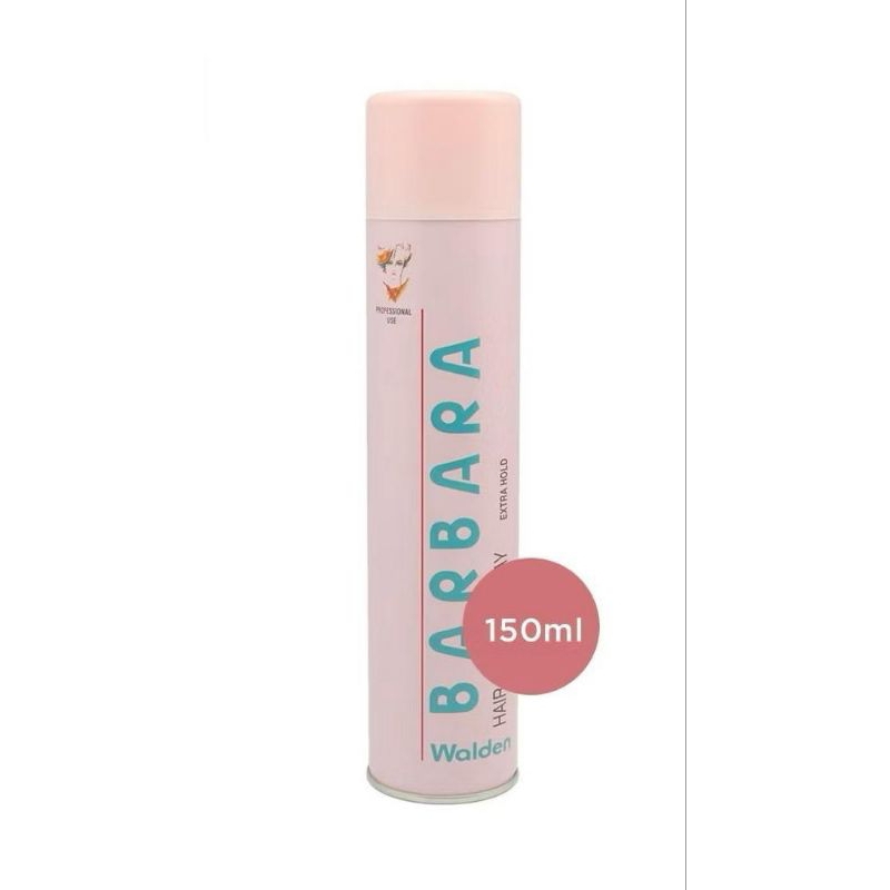 Barbara Walden Hair Spray Rambut Barbara Extra Hold (150 ml)