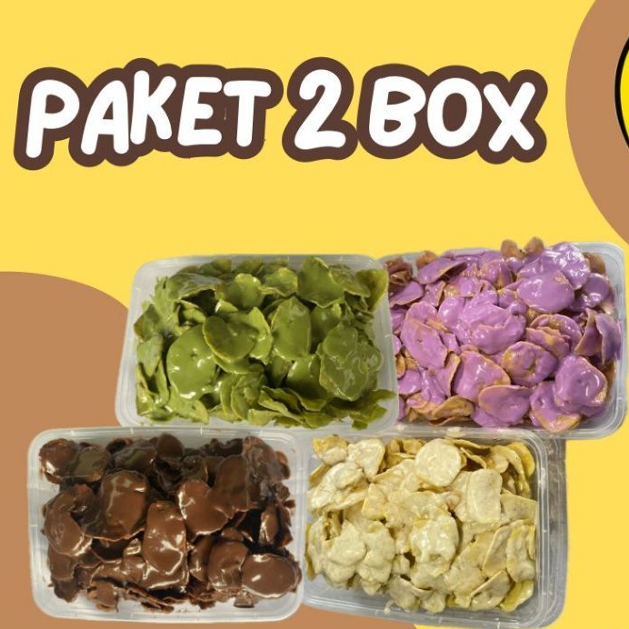 

Keripik Pisang coklat lumer premium beli 1 dapet 2 cemilan snack makanan ringan 500ml varian rasa