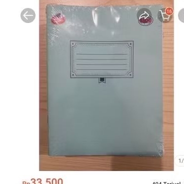 

Buku tulis sidu 38 lebar ( 1 pak si 10 buku )