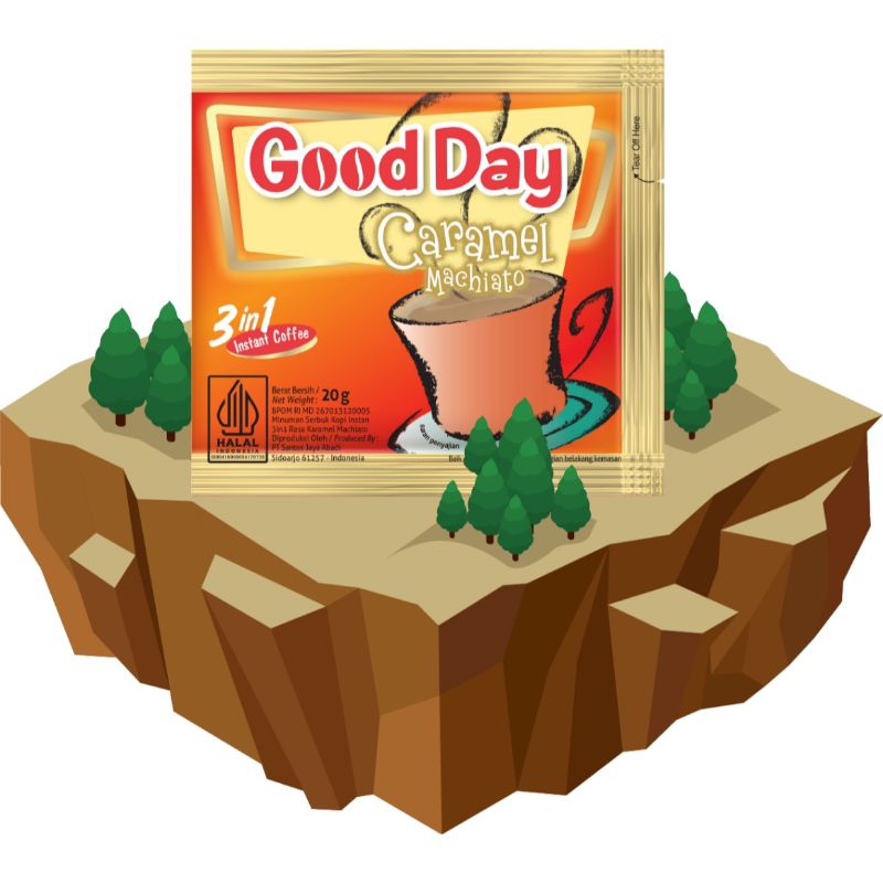 

[AYOBUY.ID] GOOD DAY CARAMEL MACHIATO 20g 1 RENCENG (ISI 10)