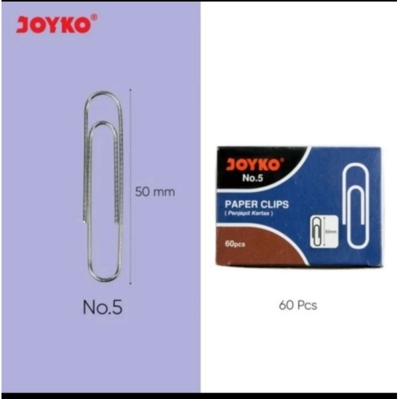 

Paperclip Trigonal Joyko No 05 (10 pack)
