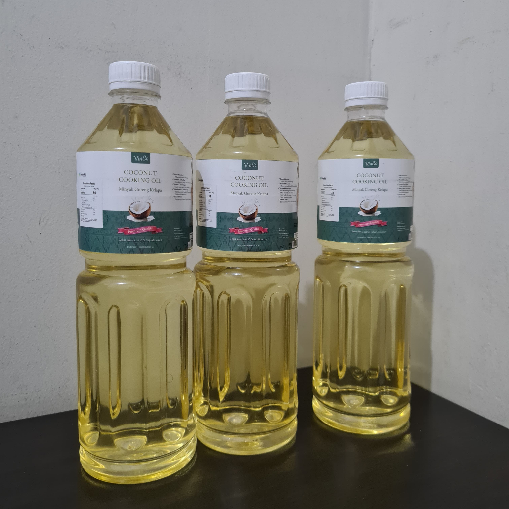 

VinCo Minyak Goreng Kelapa 1 Liter - Minyak Goreng Sehat Dan Non Kolesterol
