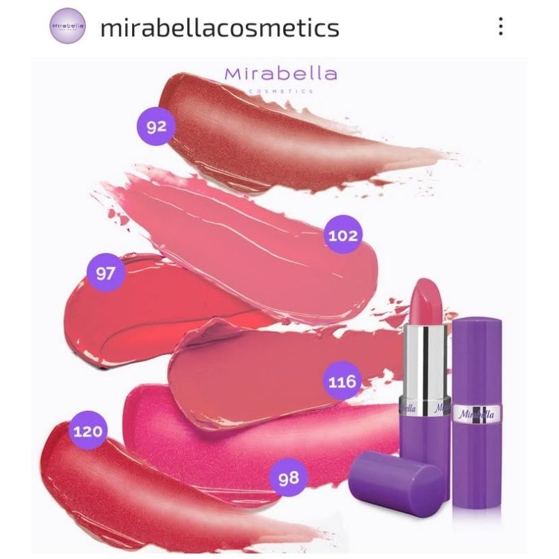 MIRABELLA DESIGNER LIPSTIK