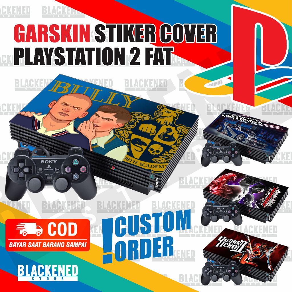 GARSKIN PS2 FAT - STIKER COVER PLAYSTATION 2