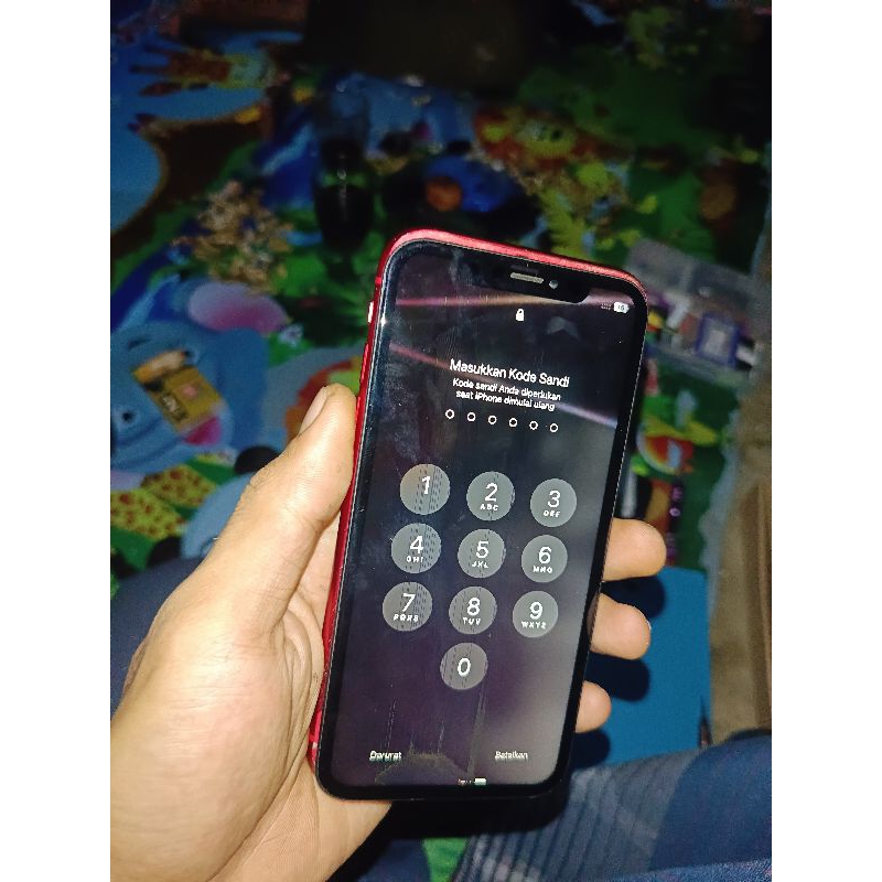 lcd iphone xr copotan second