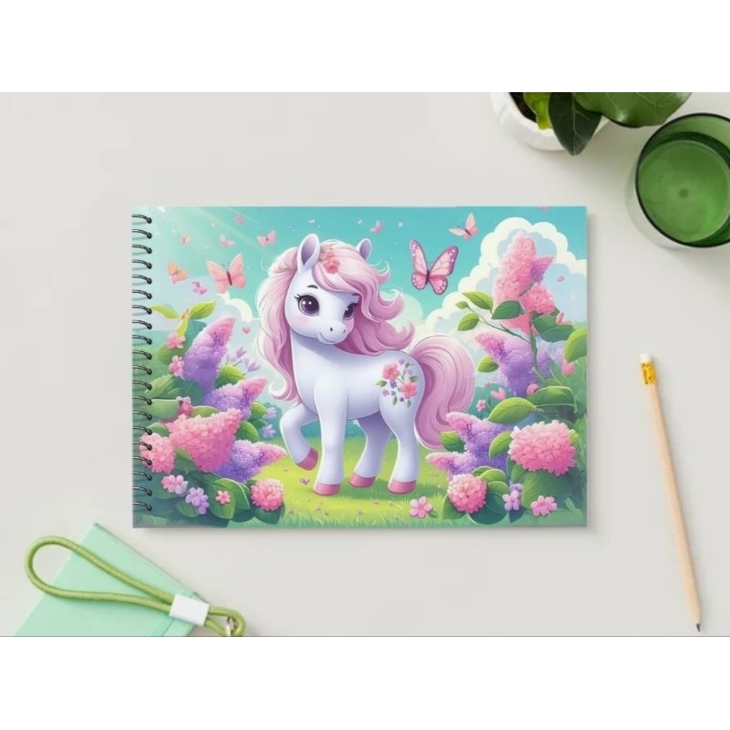 

Buku Gambar Premium A4 Ring Buku Sketsa Sketchbook Premium A4 Ring - Unicorn Edition