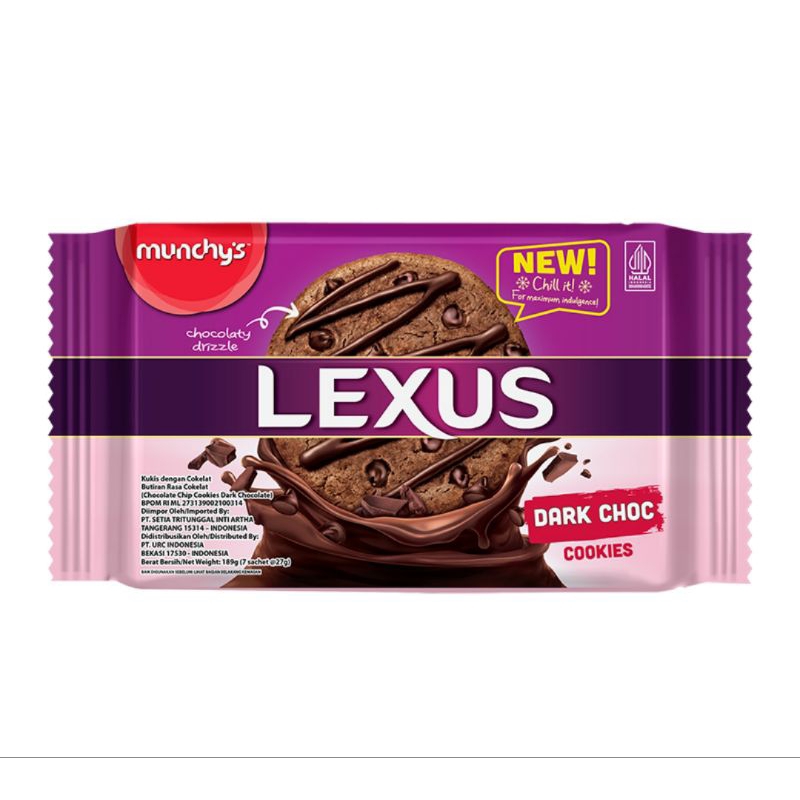 

Munchy's Lexus Cookies Dark Choc 189 g