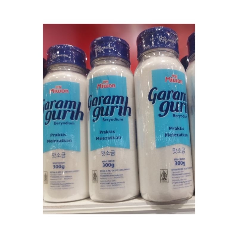

MIWON GARAM GURIH BOTOL 300GR ISI 5 PCS