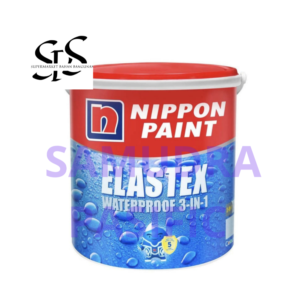 NIPPON PAINT {ELASTEX} 3IN1 CAT TEMBOK WATERPROOF