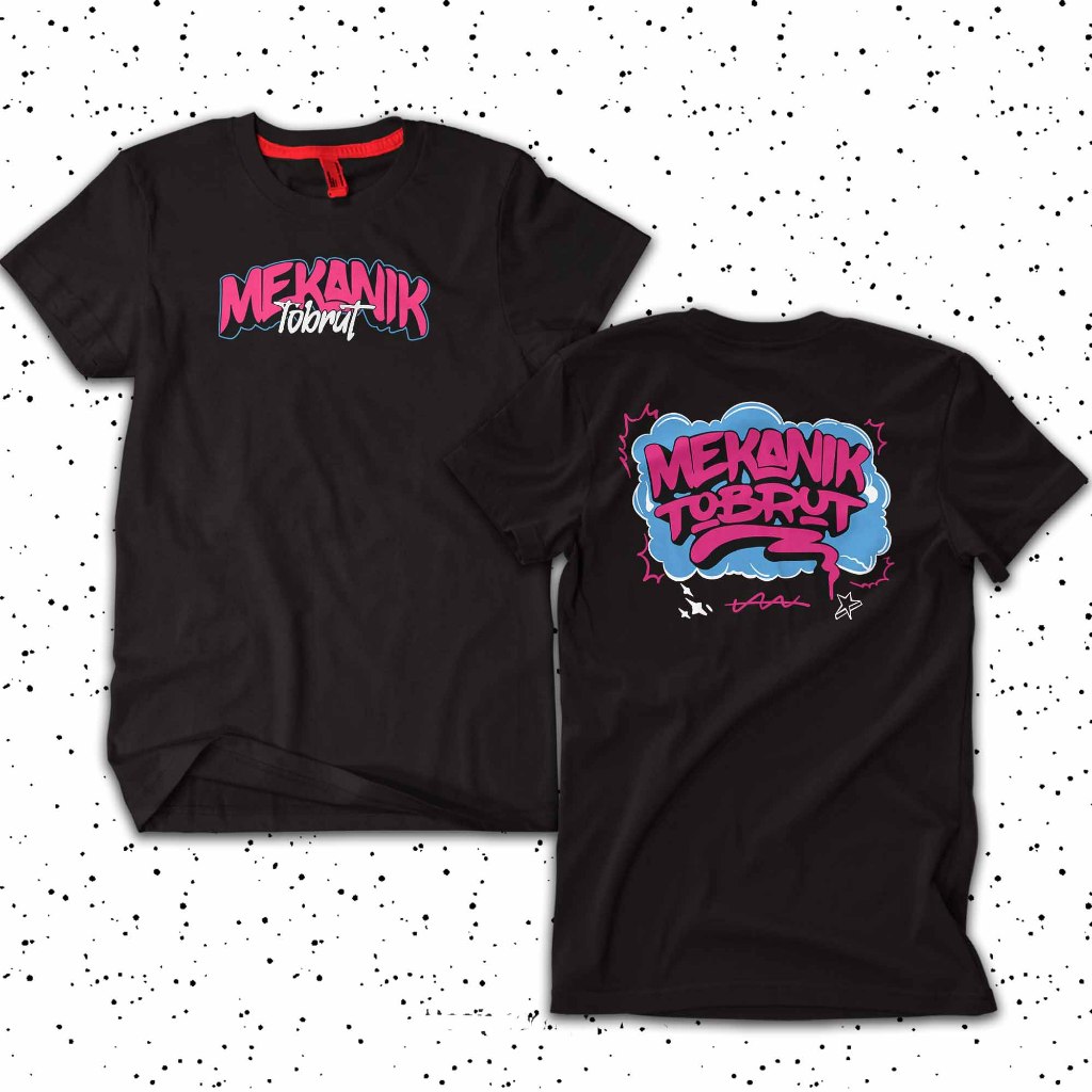 Kaos Mekanik Tobrut – Baju Bengkel Motor Keren, Desain Gahar Lengan Pendek Pria