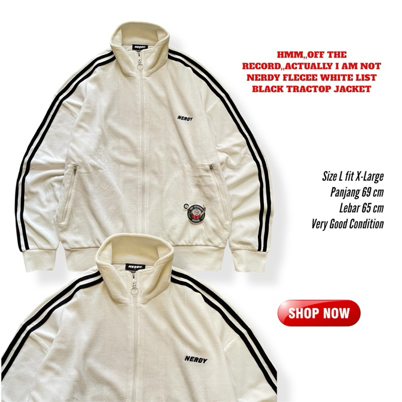 Nerdy Flecee Tracktop Second Original
