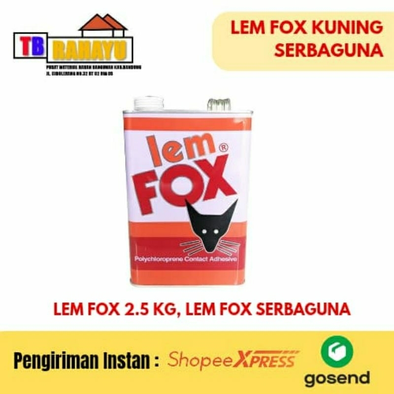 

Lem Fox Kuning Serbaguna - 2,5 KG