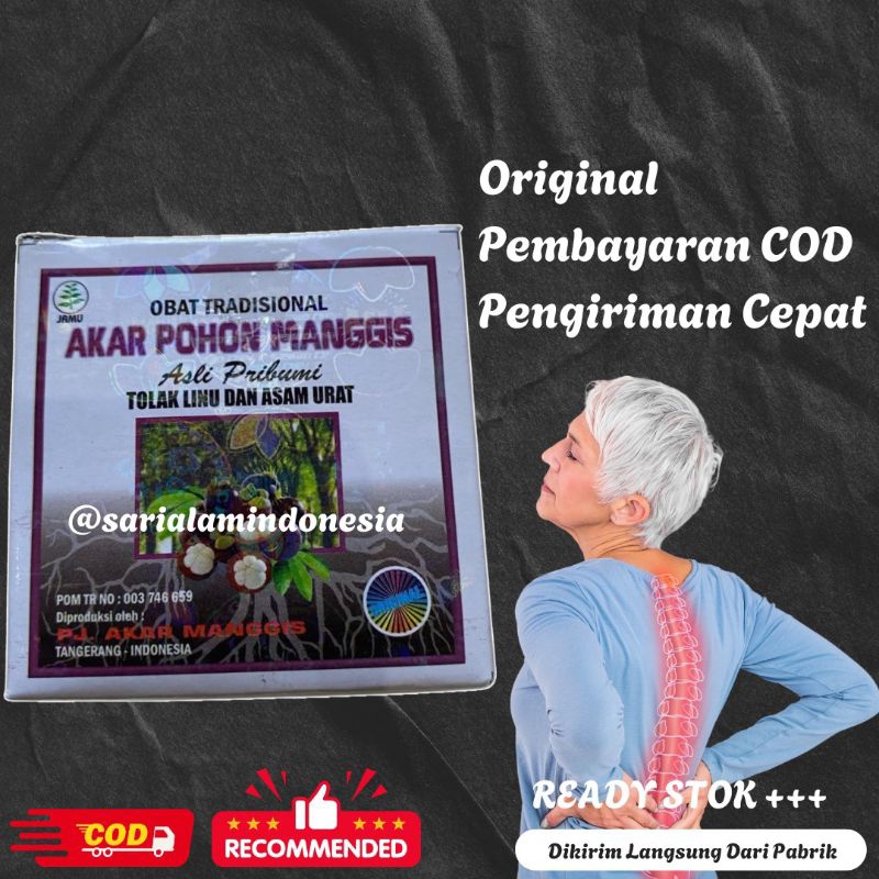 

Akar Pohon Manggis Tolak Linu & Asam Urat