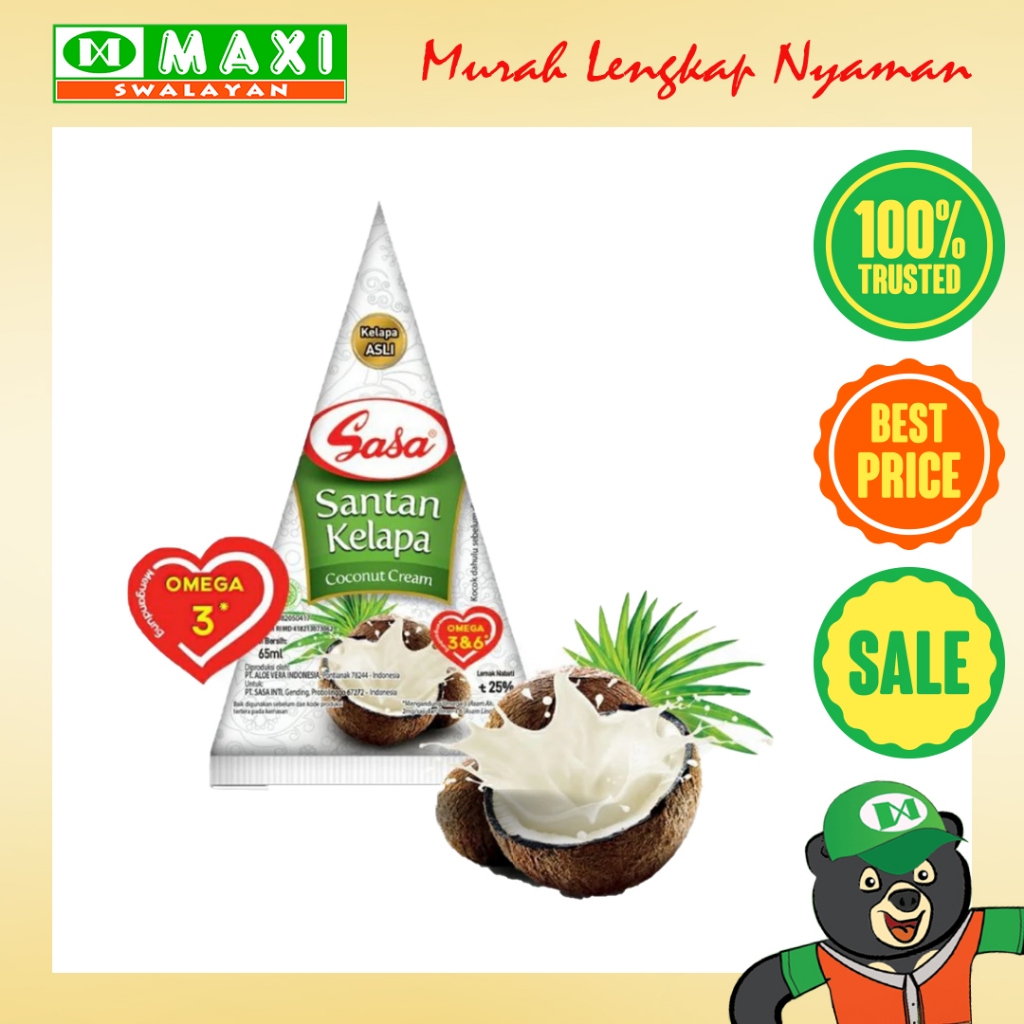 

Sasa Santan Kelapa Cair 65 ml