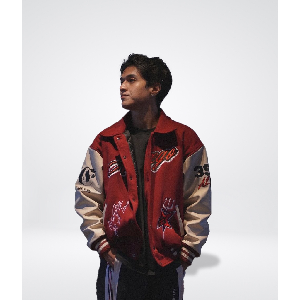 JAKET ALTEREGO LEGACY LEATHER WOOL VARSITY 2025 ECHO ONIC EVOS OVER SIZE S M L XL 2XL 3XL 4XL 5XL JA