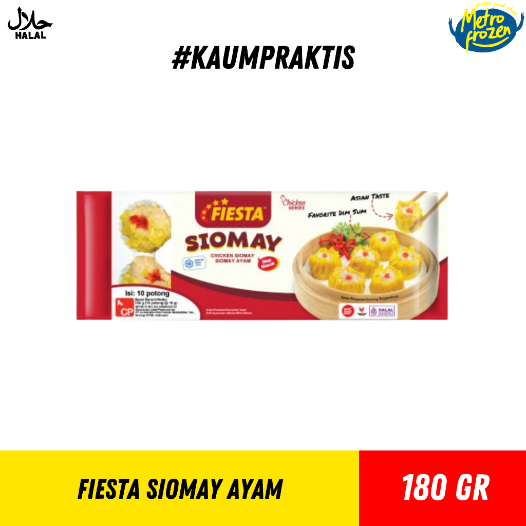 

FIESTA Siomay Ayam 180gr // Cemilan Beku Frozen // Cemilan Beku Ayam