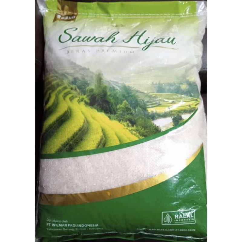 

Beras Premium Sawah Hijau 10 kg | HALAL
