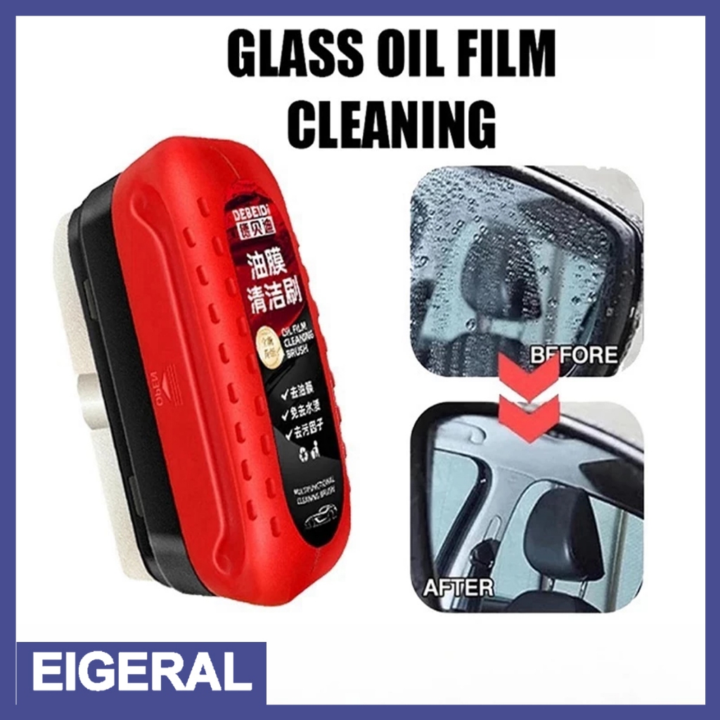 COD Sikat Pembersih Obat Jamur Kerak Kaca Mobil Car Glass Oil Film Removing