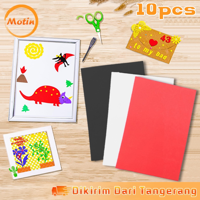 

10Pcs Kertas Busa EVA Foam 50*50cm Kertas Spons DIY Bahan Buatan Tangan