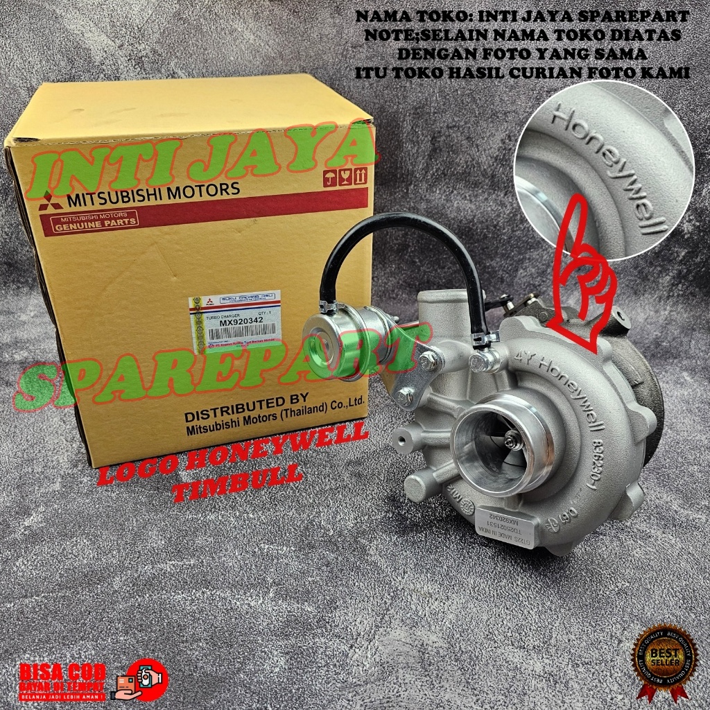 TURBO CHARGER TURBO CAS TURBO ASSY MITSUBISHI PS125 HDX MX920342 MOBIL