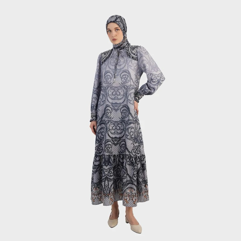 Gamis Abaya Hikmat D4474 terbaru