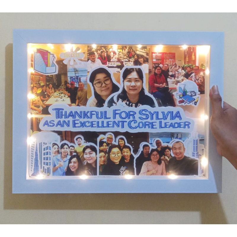 Frame 3D / frame perpisahan / Hadiah Perpisahan / Kado ulang tahun / Frame pop up /