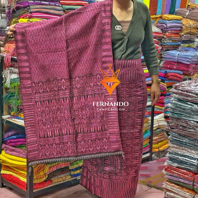 Songket Tumtuman Tiur Mataniari Tanpa Sambung Kain Tenun Asli Pakaian Tradisional Pesta By Fernando 