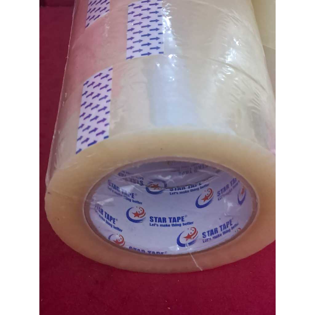 

ATMS-200 YARD HARGA GROSIR 1 SLOP (6 PCS) LAKBAN BENING 200 YARD. MERK STAR TAPE.