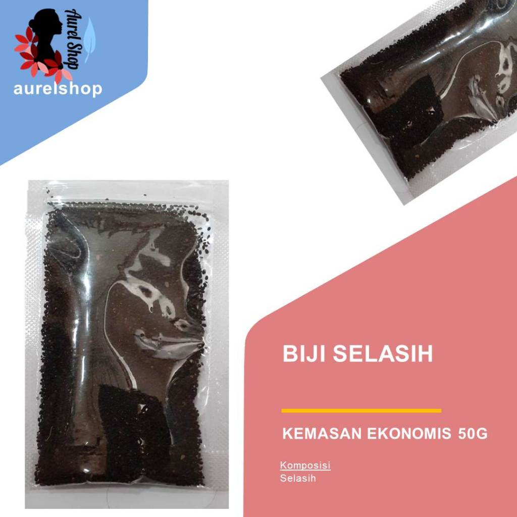 

50 gram Biji Selasih kemasan Ekonomis