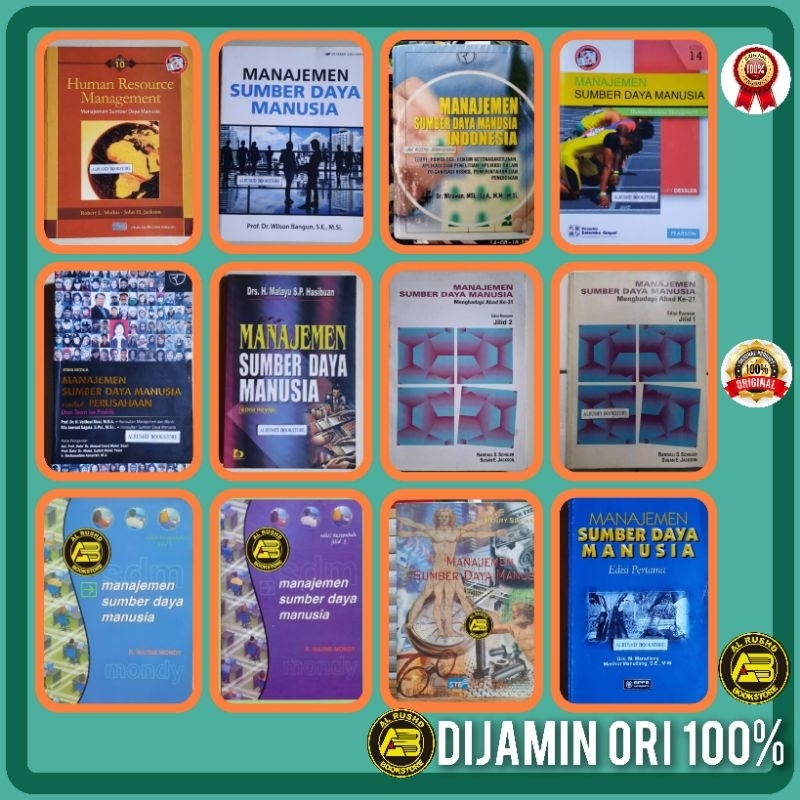 (ORI 100%) Seri Buku Manajemen Sumber Daya Manusia (Perusahaan) Garry Desler, Robert L Mathis, Wiraw
