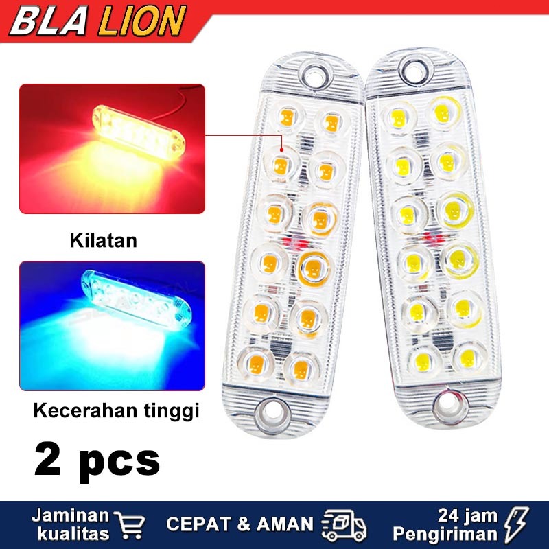 Lampu Strobo Led Lampu Rem Dan Lampu Hias Cocok Untuk Sepeda Motor Mobil Dan Truk 12-24 Volt
