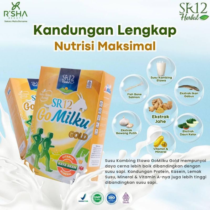 

SUSU GOMILKU GOLD SR12 200GR, 600GR & SACHET | SUSU ETAWA| SUSU UNTUK TULANG BPOM HALAL MUI