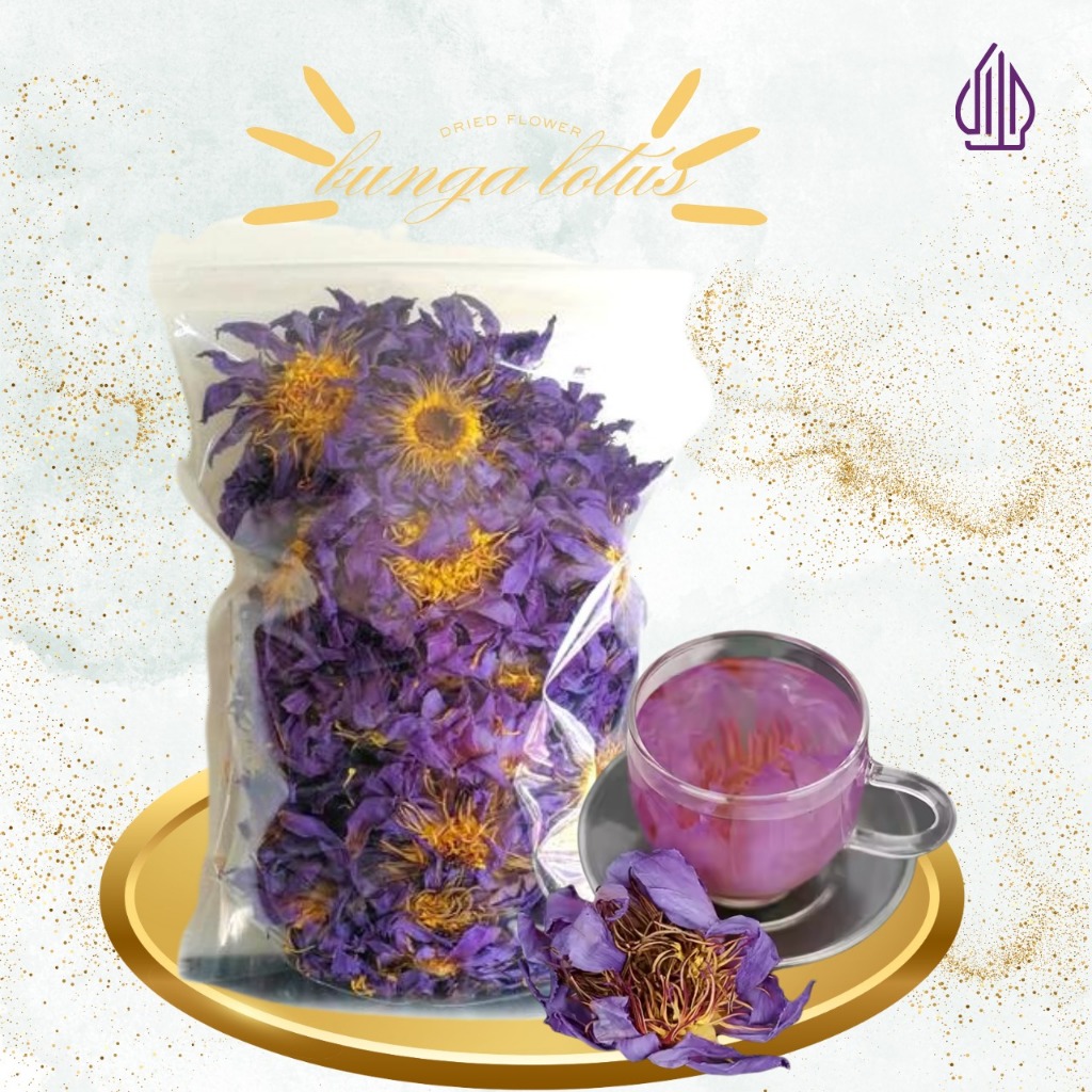 DRIED BLUE LOTUS FLOWER TEA / TEH BUNGA LOTUS