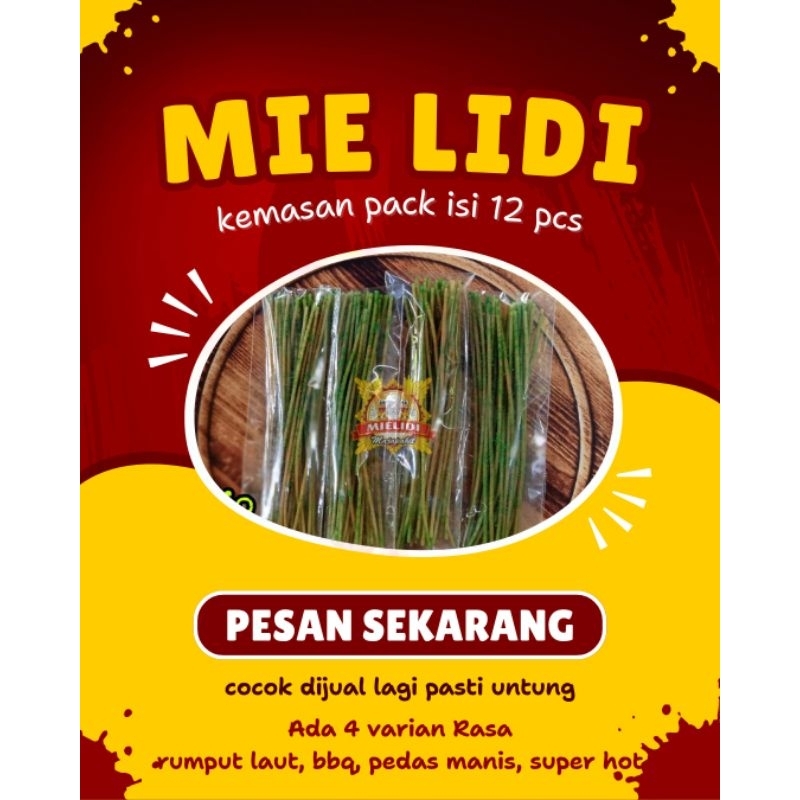 

Mie Lidi 1 Pack Isi 12 Pcs || Bisa COD