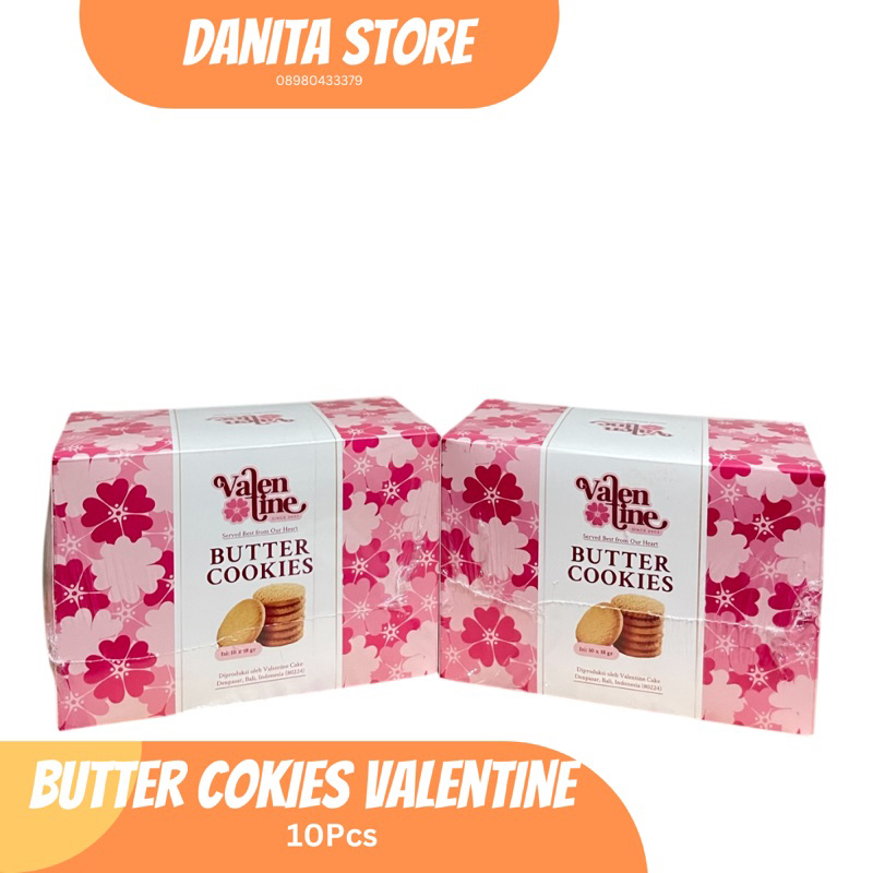 

[DANITA] BUTTER COKIES VALENTINE ISI 10PCS