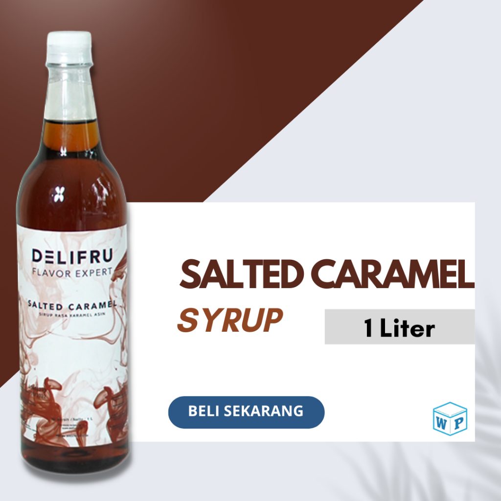 

Delifru Syrup Salted Caramel - Sirup Karamel Asli Premium