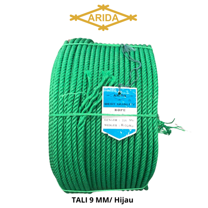 Tali Tambang Arida 9 MM Hijau