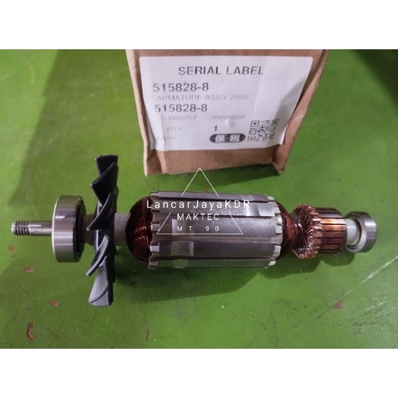 Armature ORIGINAL mesin gerinda maktec MT 90/MT91 ORIGINAL Maktec