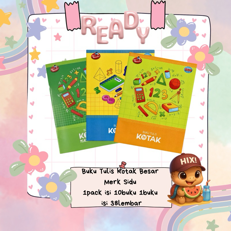 

Ready Buku Tulis Kota Besar Merk Sidu Isi 38lembar Buku Mandarin