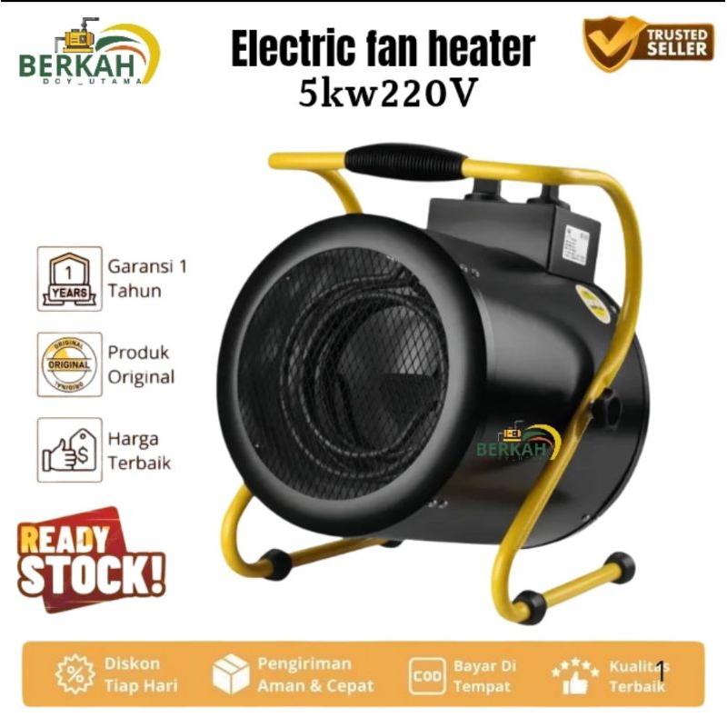 Blower Pemanas Ruangan Heater Blower kandang 5KW Kipas Pemanas Ruangan