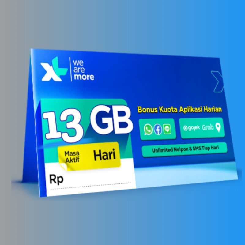 VOUCHER KUOTA XL 13GB 30HARI REGIONAL JAWA BARAT