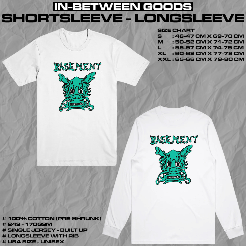 BASEMENT - DRAGON | T-SHIRT | LONGSLEEVE | BAND MERCH