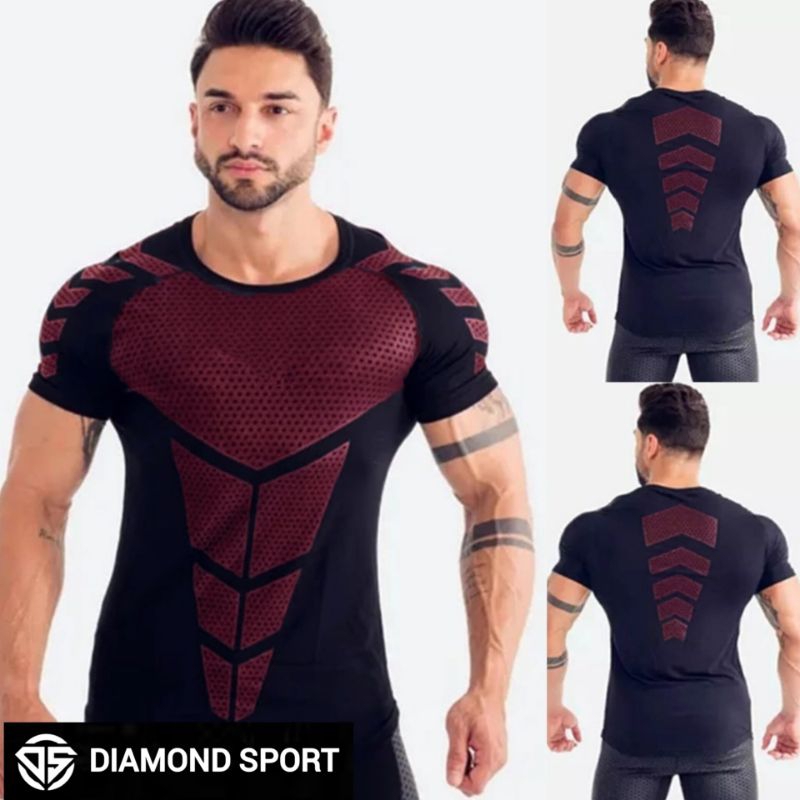 BAJU OLAHRAGA PRIA LENGAN PENDEK BAJU OLAHRAGA PRIA ORIGINAL KAOS OLAHRAGA PRIA KAOS GYM PRIA FITNES