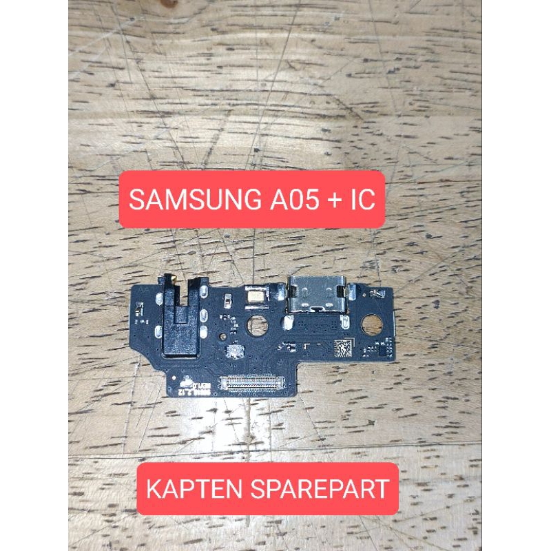 Papan Cas Samsung A05 + IC Konektor cas