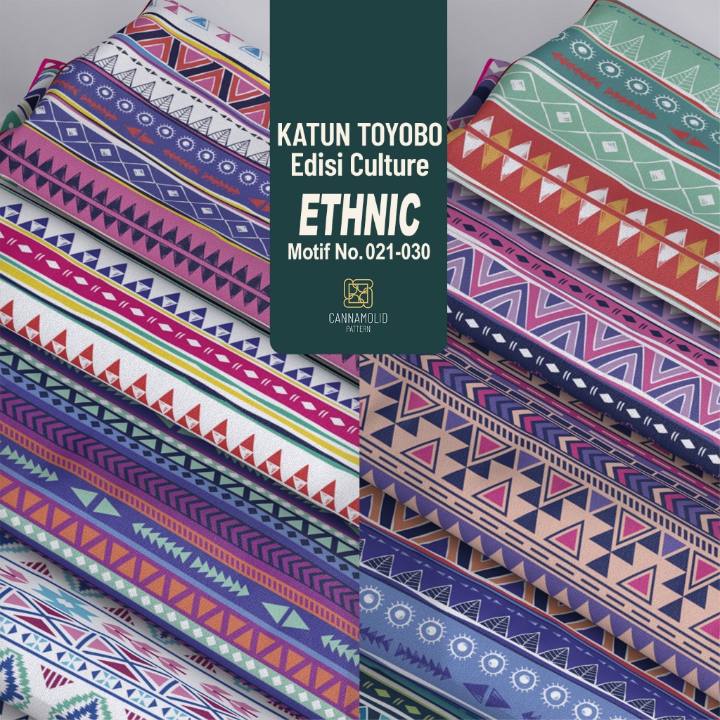 Kain Toyobo Motif ETNIK | Lebar 145cm | ETHNIC 21-30