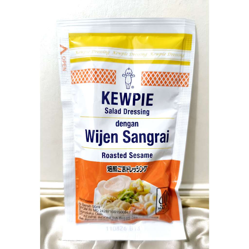 

Kewpie Roasted Sesame Salad Dressing - Saus Siram Dengan Wijen Sangrai - Sachet - 50ml - Halal