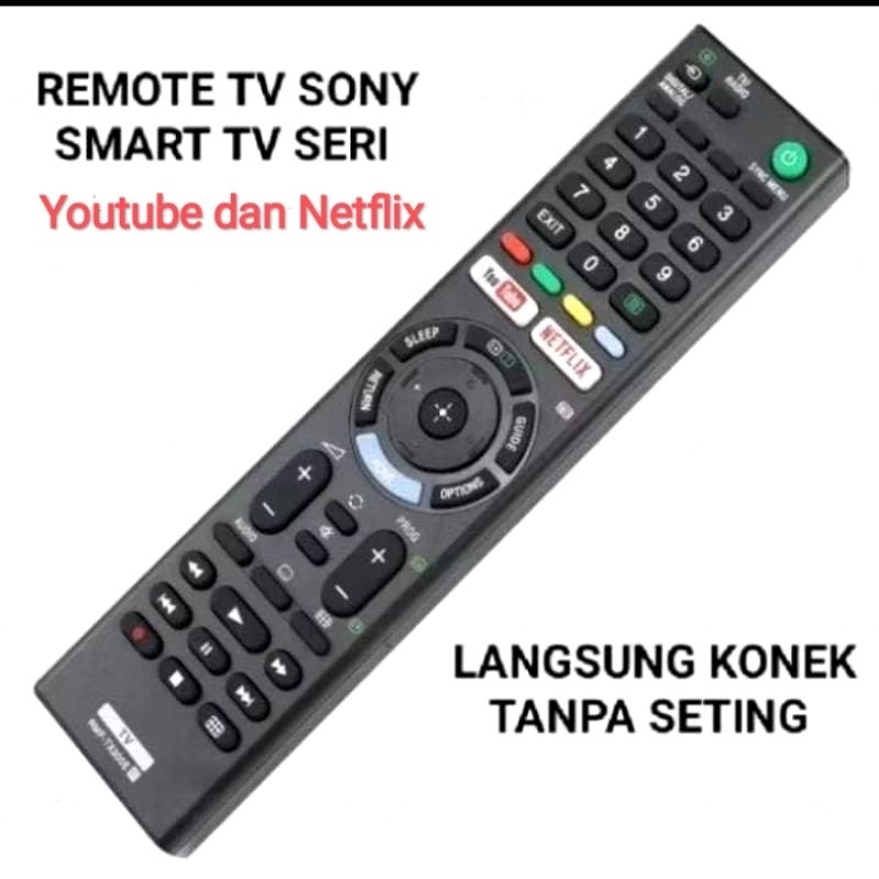 remote tv sony smart tv youtube netflix remot tv sony bravia