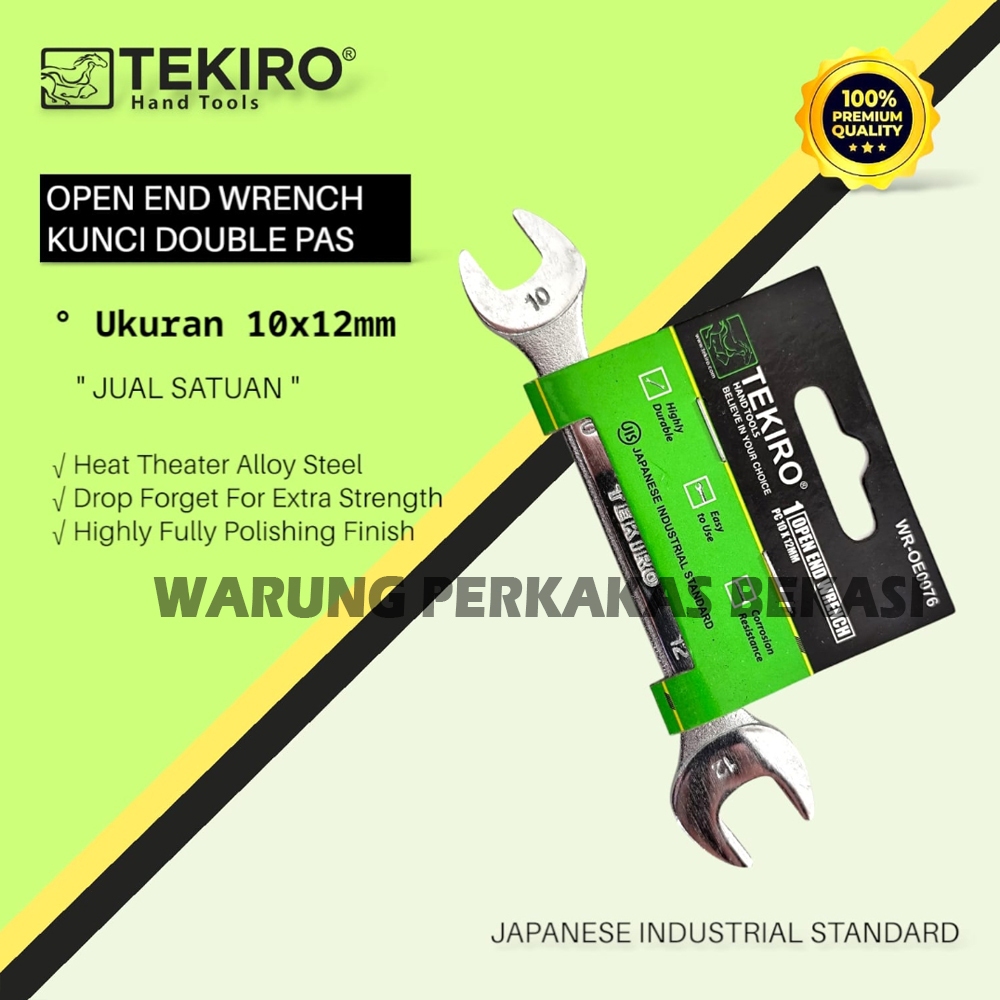 Tekiro Kunci Pas 10x12mm 10x12 Mm 10mm X 12mm Japan